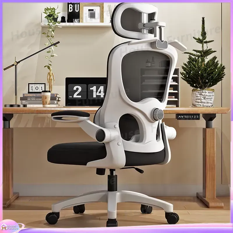 Esports Gaming - Kursi Gaming Ergonomis dengan Penyangga Pinggang,