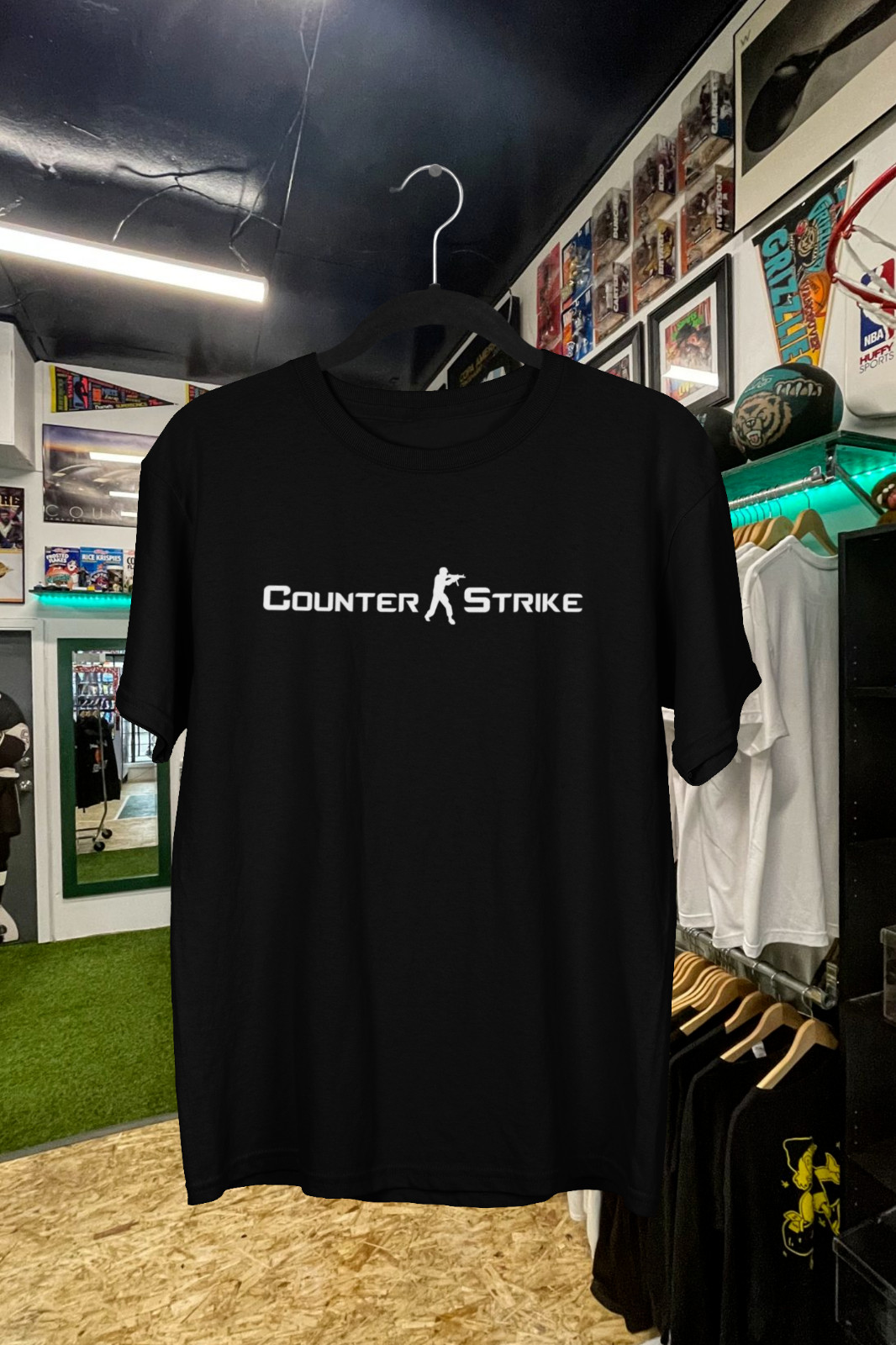 Esports Gaming Logos - Kaos Logo Teks Vintage Counter Strike