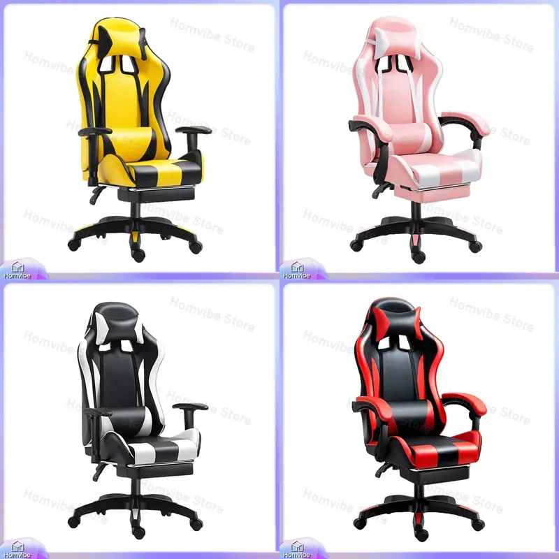 Esports Gaming - Kursi Gaming Ergonomis dengan Penyangga Pinggang