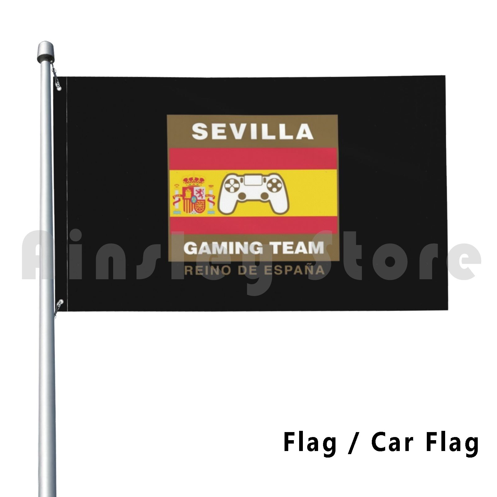 Esports Gaming Teams - Sevilla Pro Tim Gaming Spanyol Bendera