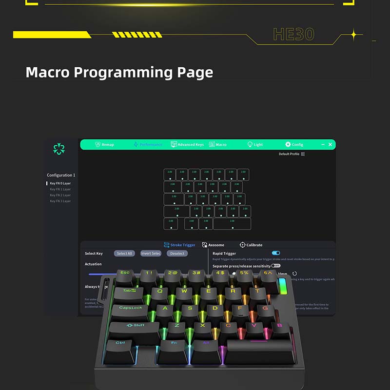 HE30 Keyboard Gaming Mekanik 2 - Esports Gaming ulasan dan harga