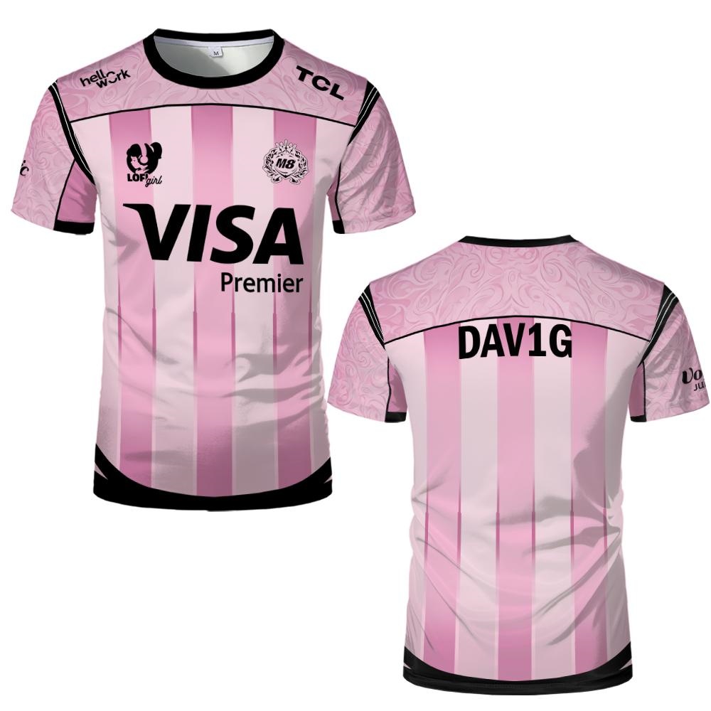 Kaos Lengan Pendek Bertema Tim - Esports Gaming Logos ulasan dan harga