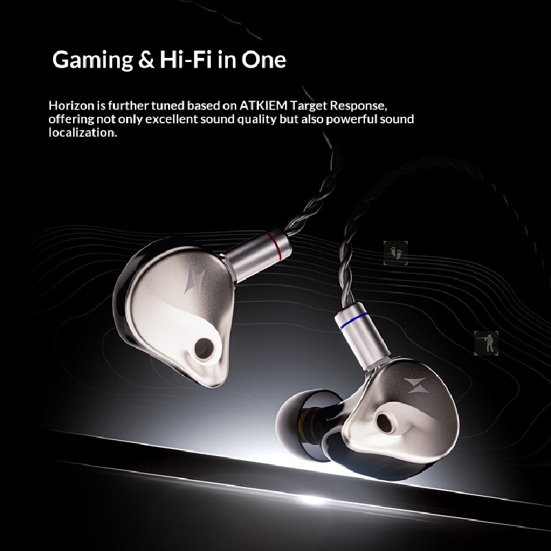 Headphone In-Ear Berkabel ATK  - Esports Gaming Bar ulasan dan harga