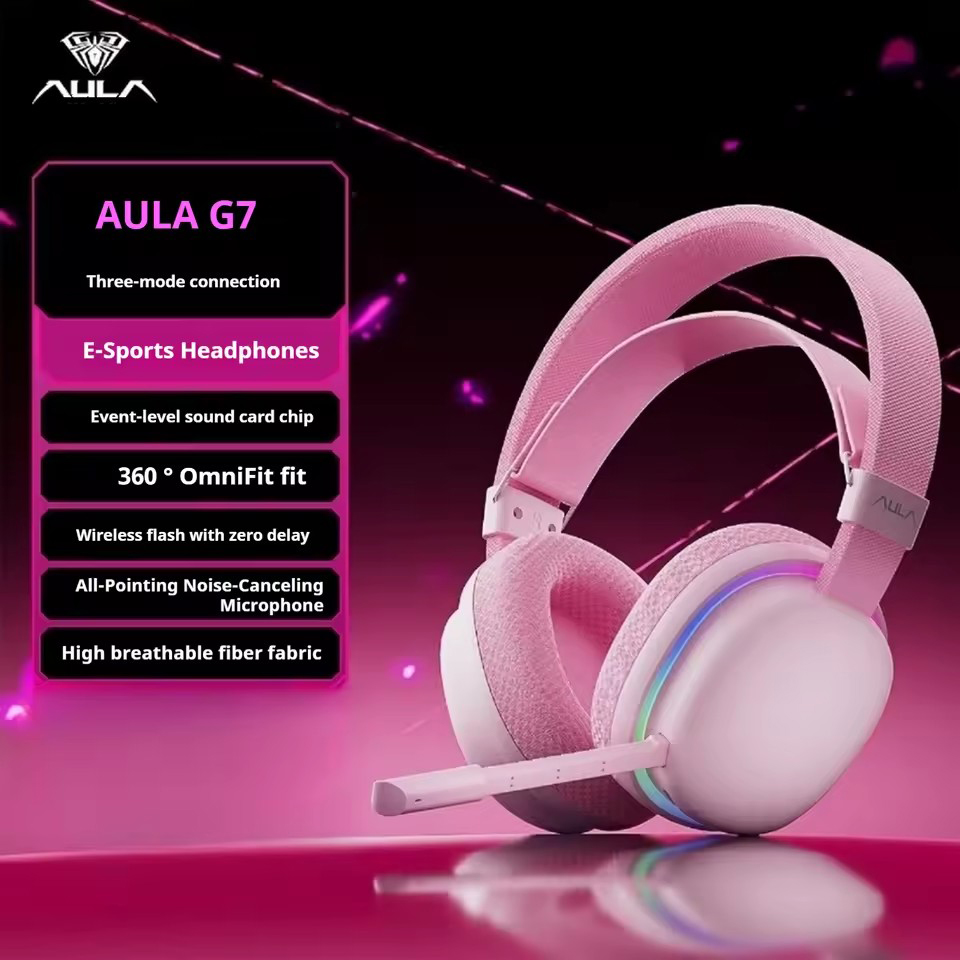AULA G7Pro Headphone Bluetooth - Esports Gaming Bar ulasan dan harga