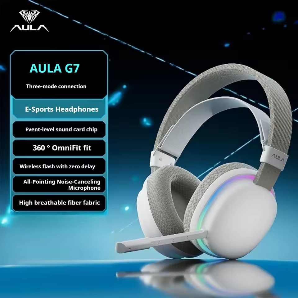 AULA G7Pro Headphone Bluetooth - Esports Gaming Bar ulasan dan harga
