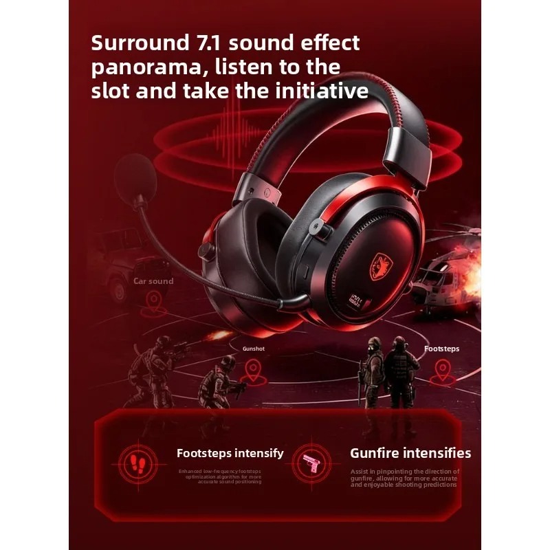 SADES Hunting 812 Headphone Ni - Esports Gaming Bar ulasan dan harga