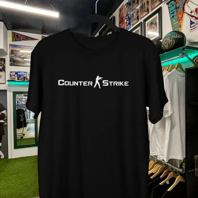 Kaos Logo Teks Vintage Counter - Esports Gaming Logos ulasan dan harga