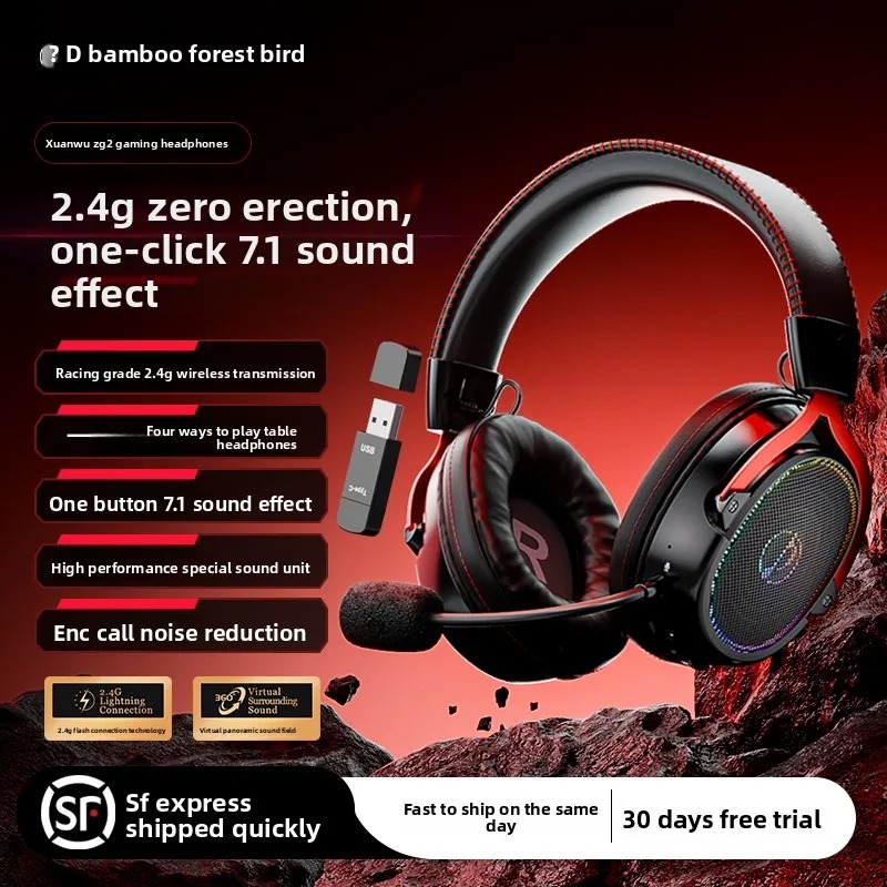 Headset Zhulinniao Xuanwu ZG2  - Esports Gaming Bar ulasan dan harga