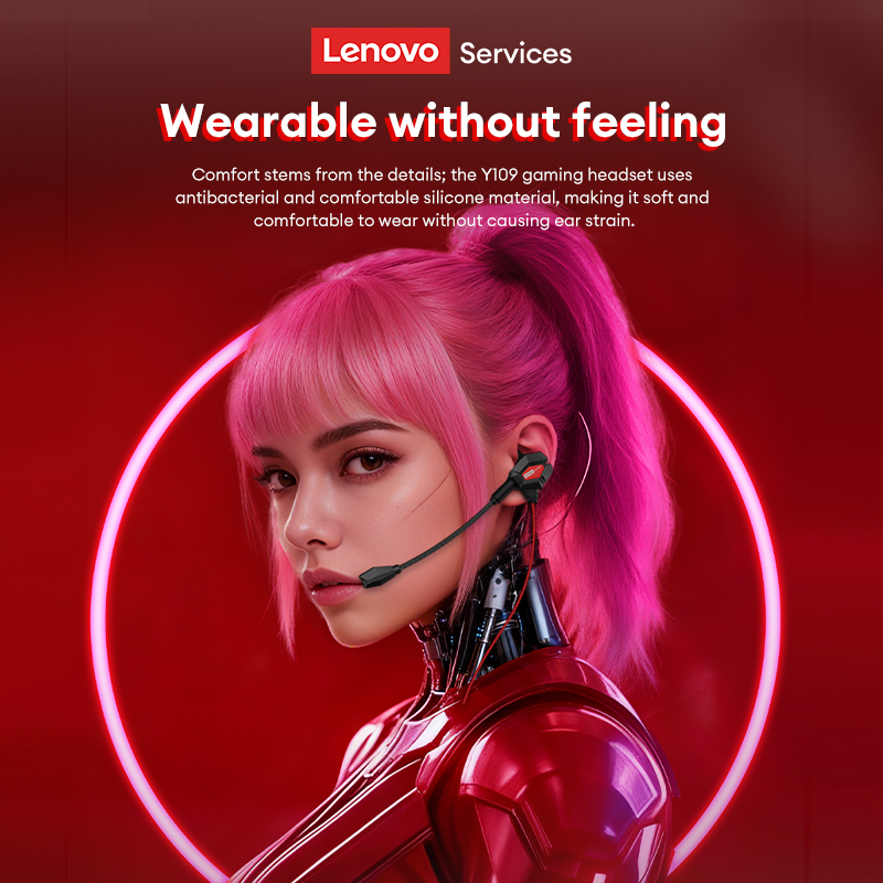 Lenovo Y109 Headset Gaming Ber - Esports Gaming Bar ulasan dan harga